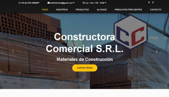 Pagina Web ConstruCom